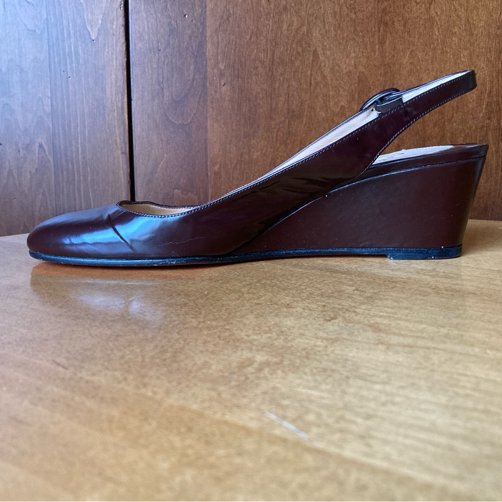 Christian Louboutin Cynthia Slingback Wedge - Picture 9 of 15